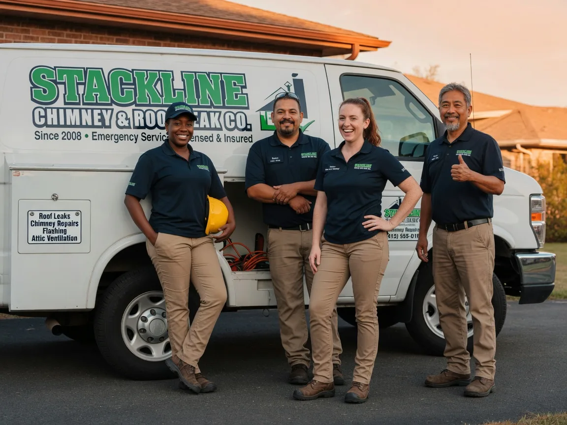 Chimney flashing repair company in Oakdale, TN